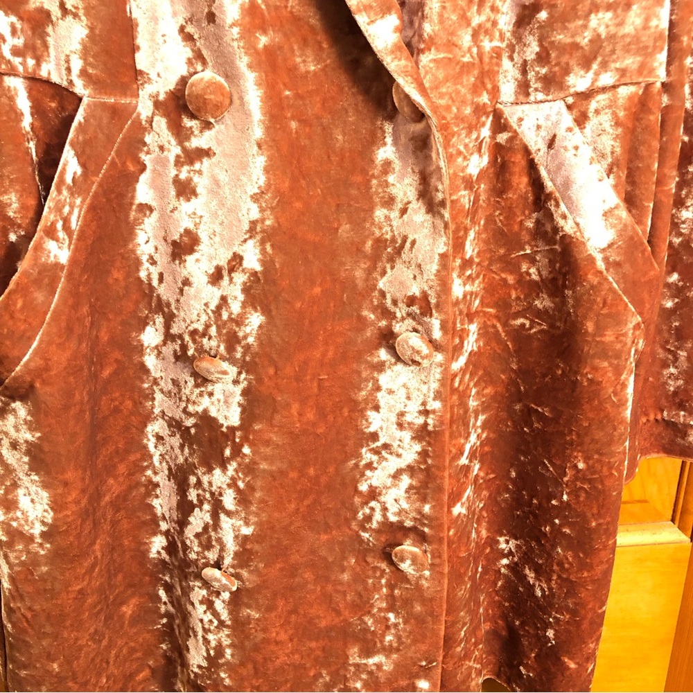 Ali & Jay hello Romeo Velvet Coat Dress Sz M - Picture 6 of 9